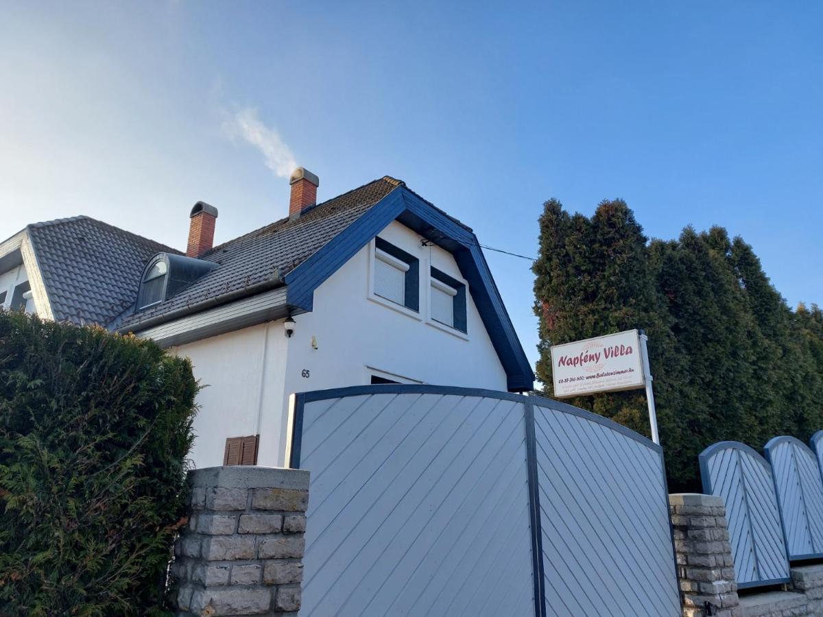 Napfeny Villa Balatonfüred Buitenkant foto